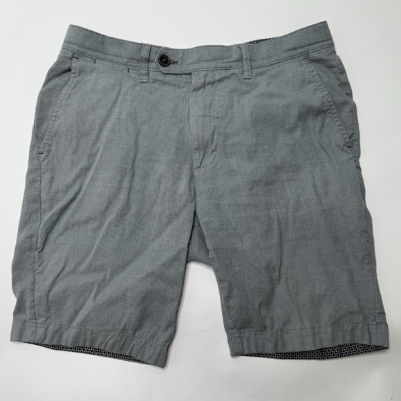Ted Baker Other - Ted Baker London‎ Chino Shorts Mens 31R Casual Lightweight Gray Work Stretch